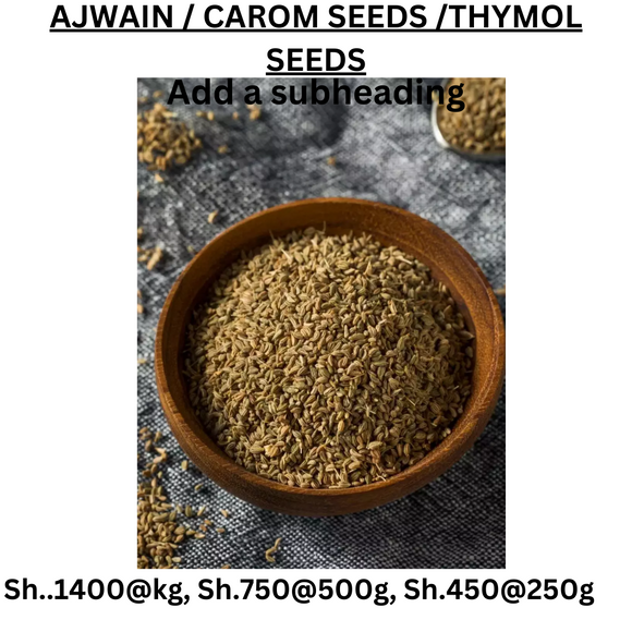 Have you been asking yourself, Where to get Carom Seeds in Kenya? or Where to get Carom Seeds, Ajwain seeds, or Thymol seeds in Nairobi? Kalonji Online Shop Nairobi has it. Contact them via WhatsApp/call via 0716 250 250 or even shop online via their website www.kalonji.co.ke carom seeds in kenya