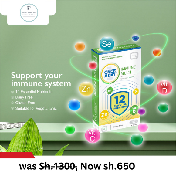 Have you been asking yourself, Where to get Quest OAD Immune Multi Tablets in Kenya? or Where to get Quest OAD Immune Multi Tablets in Nairobi? Kalonji Online Shop Nairobi has it. Contact them via Whatsapp/call via 0716 250 250 or even shop online via their website www.kalonji.co.ke