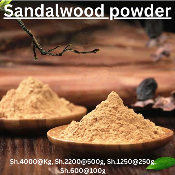 Have you been asking yourself, Where to get SANDALWOOD POWDER in Kenya? or Where to get SANDALWOOD POWDER in Nairobi? Kalonji Online Shop Nairobi has it. Contact them via WhatsApp/Call 0716 250 250 or even shop online via their website www.kalonji.co.ke