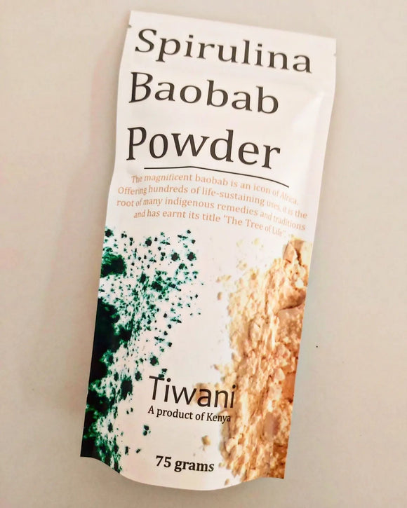 Have you been asking yourself, Where to get Tiwani Spirulina and Baobab powder  in Kenya? or Where to get Spirulina and Baobab powder in Nairobi? Kalonji Online Shop Nairobi has it. Contact them via WhatsApp/Call 0716 250 250 or even shop online via their website www.kalonji.co.ke