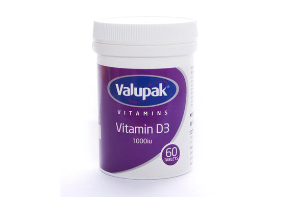 Vitamin D3 Tablets 1000iu 60's