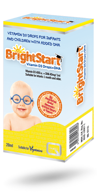 BrightStart Infant Vitamin D3+DHA drops