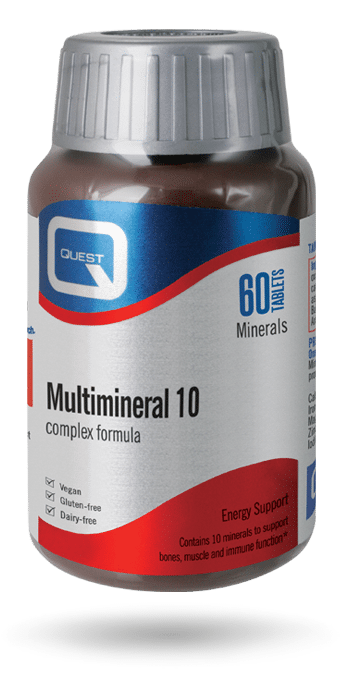 Multimineral 10 Complex Formula Tabs 60's -  Amino Acid Chelated