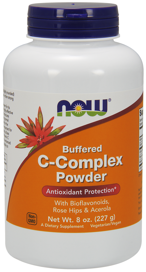 Vitamin C Complex Powder 227gm - Buffered with Bioflavonoids