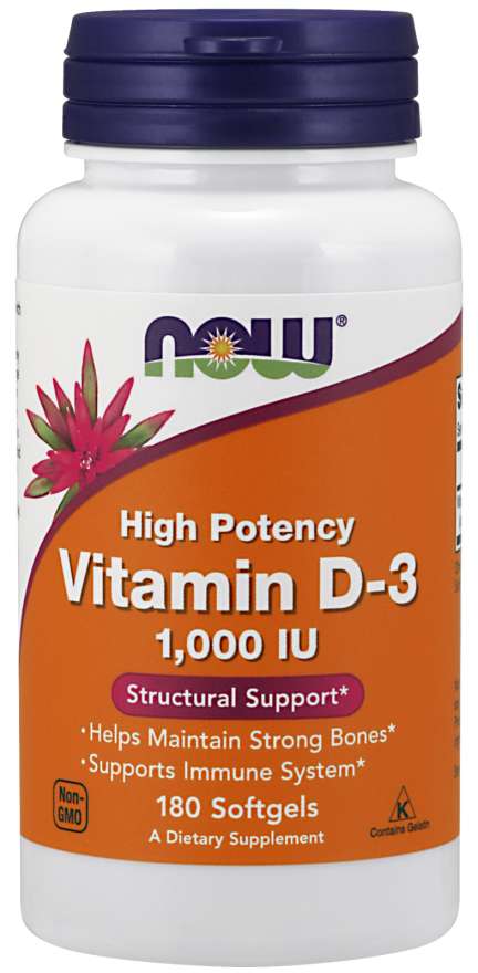 Vitamin D3 1000iu Caps 180's
