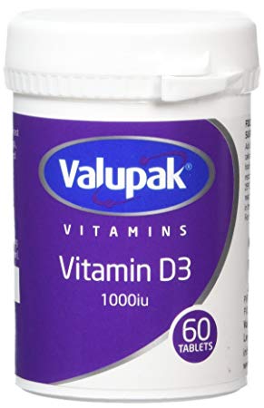 Valupak Vitamin D3 1000iu Tablets x 60