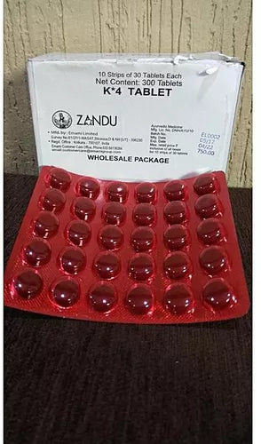 ZANDU k-4 tablets 30's
