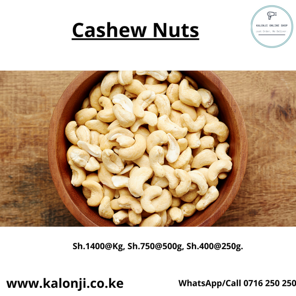 CASHEW NUTS 250g, 500g & 1Kg