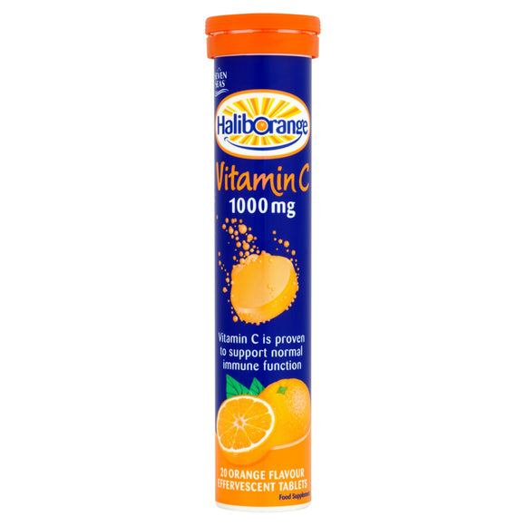 For generations Haliborange has been a delicious way of adding to the body's supply of Vitamin C effectively and easily.   Bursting with the flavour of sunshine orange, Haliborange effervescent Vitamin C drink is a delicious way of providing the body with a daily contribution towards the normal function of the immune system.