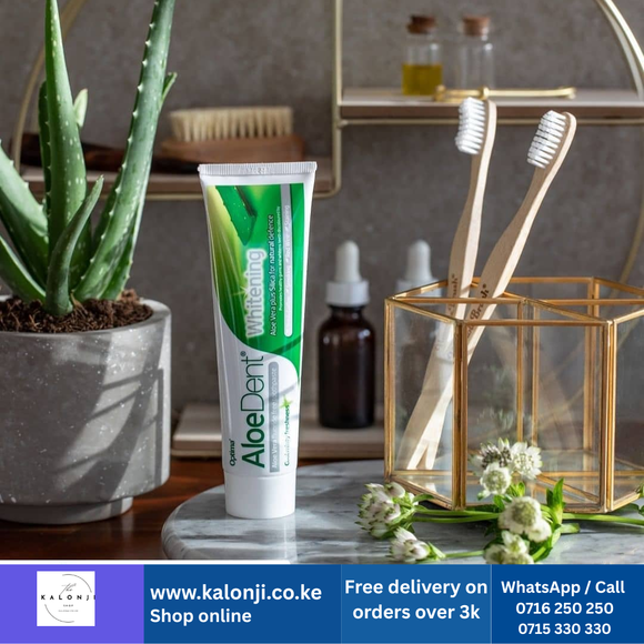 Where to get AloeDent Whitening fluoride free toothpaste in Nairobi, Kenya 