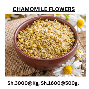 Have you been asking yourself, Where to get Chamomile flowers in Kenya? or Where to get Chamomile flowers in Nairobi? Kalonji Online Shop Nairobi has it. Contact them via WhatsApp/call via 0716 250 250 or even shop online via their website www.kalonji.co.ke