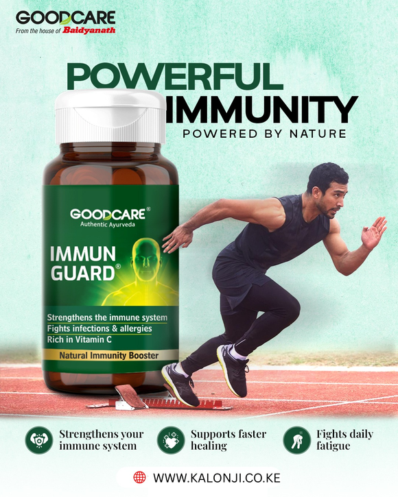Where to get  Goodcare Immune Guard Capsules in Nairobi Kenya?
WhatsApp/Call 0716250250 / shop online www.kalonji.co.ke
Free Delivery 4 order over 3K