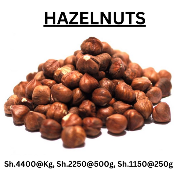 Have you been asking yourself, Where to get Hazelnuts in Kenya? or Where to get Hazelnuts in Nairobi? Kalonji Online Shop Nairobi has it. Contact them via WhatsApp/Call 0716 250 250 or even shop online via their website www.kalonji.co.ke
