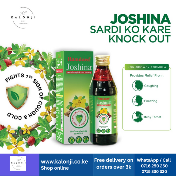 Where to get Joshina Syrup in Nairobi Kenya?
WhatsApp/Call 0716250250 / shop online www.kalonji.co.ke
Free Delivery 4 order over 3K