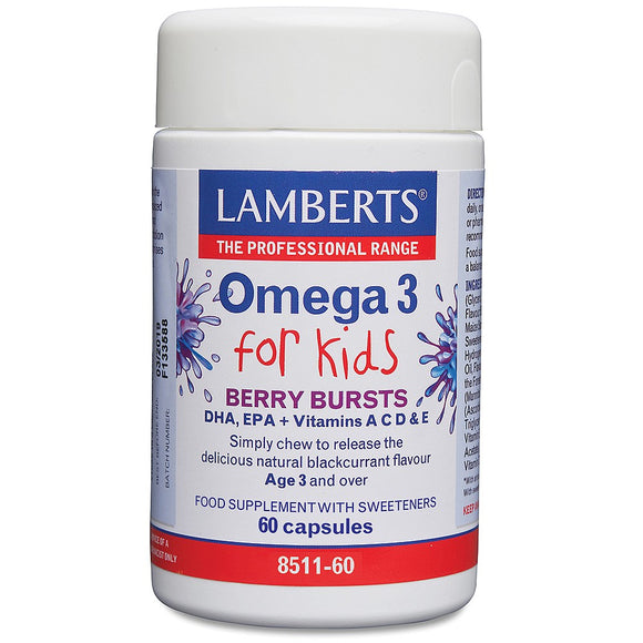 Omega 3 for Kids Chewable Capsules 60's