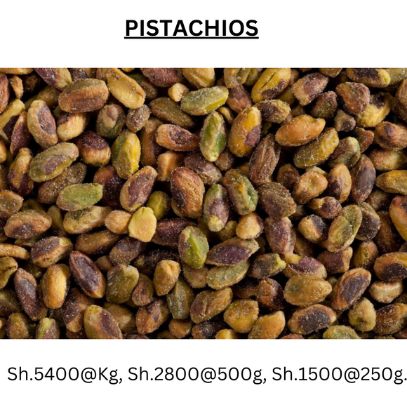 Have you been asking yourself, Where to get Pistachio nuts in Kenya? or Where to get Pistachio nuts in Nairobi? Kalonji Online Shop Nairobi has it. Contact them via WhatsApp/Call 0716 250 250 or even shop online via their website www.kalonji.co.ke