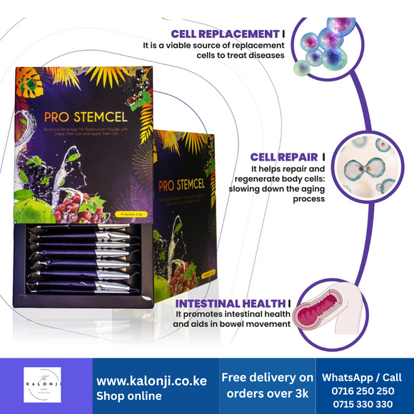Where to get Pro Stemcel ( K2U Stemcel , Prife Pro Stemcel) in Nairobi Kenya?
WhatsApp/Call 0716250250 / shop online kalonji.co.ke
Free Delivery 4 order over 3K