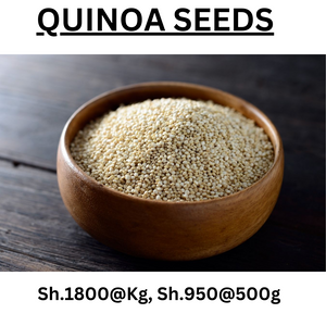 Have you been asking yourself, Where to get Quinoa seeds in Kenya? or Where to get Quinoa seeds in Nairobi? Kalonji Online Shop Nairobi has it. Contact them via WhatsApp/call via 0716 250 250 or even shop online via their website www.kalonji.co.ke