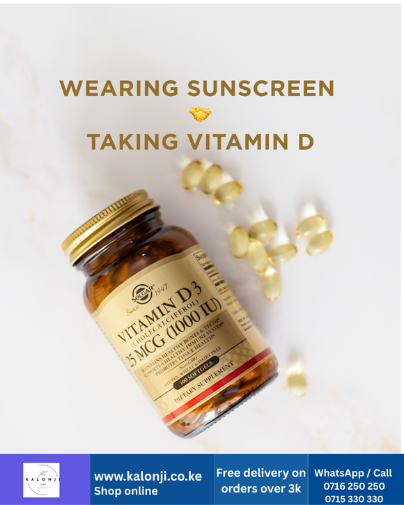 Where to get Solgar Vitamin D3 in Nairobi Kenya?
WhatsApp/Call 0716250250 / shop online www.kalonji.co.ke
Free Delivery 4 order over 3K