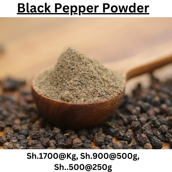Have you been asking yourself, Where to get Black Pepper Powder in Kenya? or Where to get Black Pepper in Nairobi? Kalonji Online Shop Nairobi has it. Contact them via WhatsApp/Call 0716 250 250 or even shop online via their website www.kalonji.co.ke