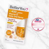 Junior Vitamin D3 Oral Spray 400iu 15ml - for Kids 3+