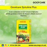 Have you been asking yourself, Where to get GOODCARE SPIRULINA PLUS CAPSULES in Kenya? or Where to get GOODCARE SPIRULINA PLUS CAPSULES in Nairobi?  Worry no more, Kalonji Online Shop Nairobi has it.  Contact them via Whatsapp/call via 0716 250 250 or even shop online via their website www.kalonji.co.ke