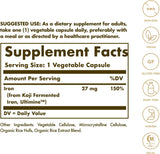 EARTH SOURCE® KOJI FERMENTED IRON 27 MG VEGETABLE CAPSULES Have you been asking yourself, Where to get Solgar Koji Fermented Iron capsules in Kenya? or Where to get Koji Fermented Iron capsules in Nairobi? Kalonji Online Shop Nairobi has it. Contact them via WhatsApp/call via 0716 250 250 or even shop online via their website www.kalonji.co.ke