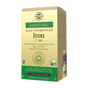 EARTH SOURCE® KOJI FERMENTED IRON 27 MG VEGETABLE CAPSULES Have you been asking yourself, Where to get Solgar Koji Fermented Iron capsules in Kenya? or Where to get Koji Fermented Iron capsules in Nairobi? Kalonji Online Shop Nairobi has it. Contact them via WhatsApp/call via 0716 250 250 or even shop online via their website www.kalonji.co.ke