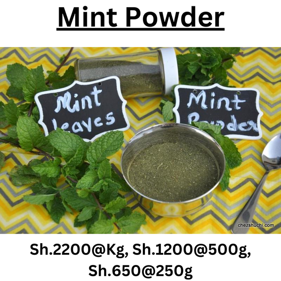Have you been asking yourself, Where to get Mint Powder in Kenya? or Where to get Mint Powder in Nairobi? Kalonji Online Shop Nairobi has it. Contact them via WhatsApp/Call 0716 250 250 or even shop online via their website www.kalonji.co.ke