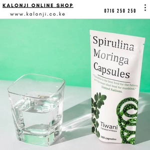 Have you been asking yourself, Where to get Tiwani Spirulina and Moringa Capsules in Kenya? or Where to get Tiwani Spirulina and Moringa Capsules in Nairobi? Kalonji Online Shop Nairobi has it. Contact them via Whatsapp/call via 0716 250 250 or even shop online via their website www.kalonji.co.ke