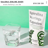 Where to get Spirulina Moringa Capsules in Nairobi Kenya?
WhatsApp/Call 0716250250 / shop online www.kalonji.co.ke
Free Delivery 4 order over 3K