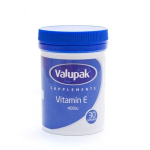 VALUPAK VITAMIN E 400iu 30 capsules